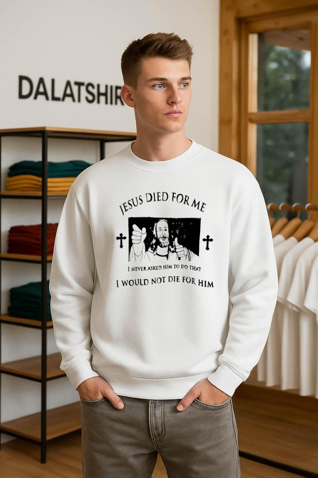 Jesus Died For Me I Never Asked Him To Do That I Would Not Die For Him shirt