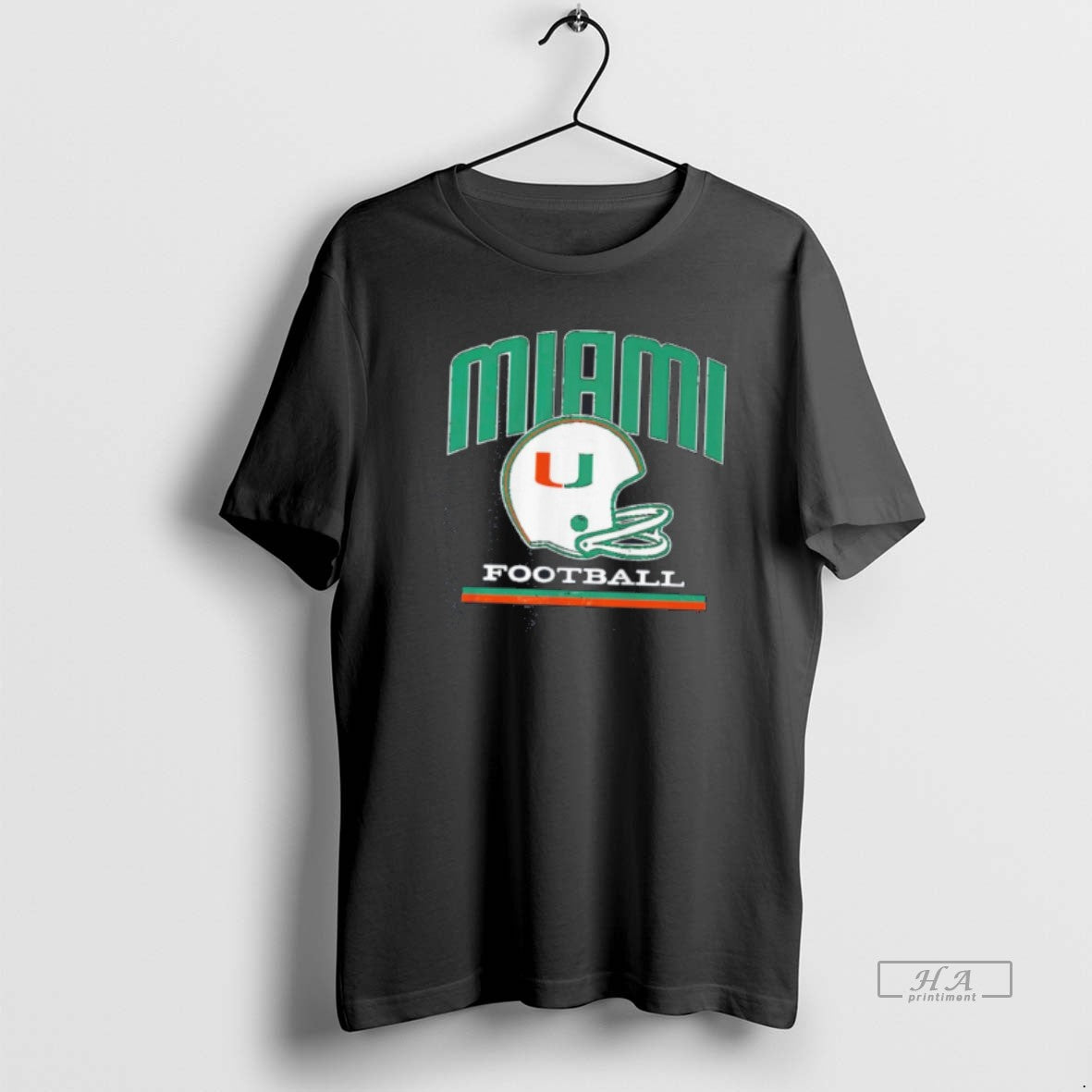 Official Miami Hurricanes Vintage Helmet Tee