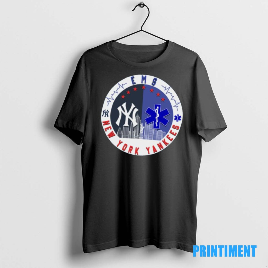 Official New York Yankees Ems Skyline City 2025 T Tee Sweater