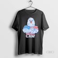 Official Patriotic Bald Eagle Caw Usa Flag Vintage Tee