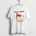 Official Trending Red October Halloween Philadelphia Phillies Baseball Ghost T Shirt Sweater