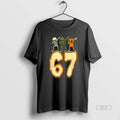 Official Trendy 67 Halloween Meme 6 7 Numbers Six Seven Skeleton