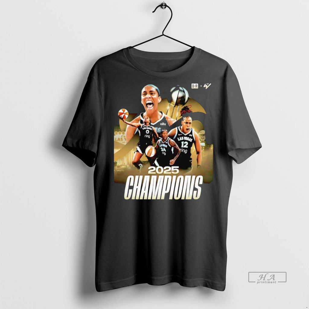 Official Trendy Aja Wilson 2025 Champions Tee Sweater