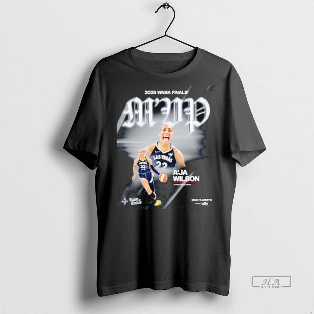 Official Trendy Aja Wilson Wnba Wnba Finals Mvp Las Vegas Aces 2025 Tee Sweater