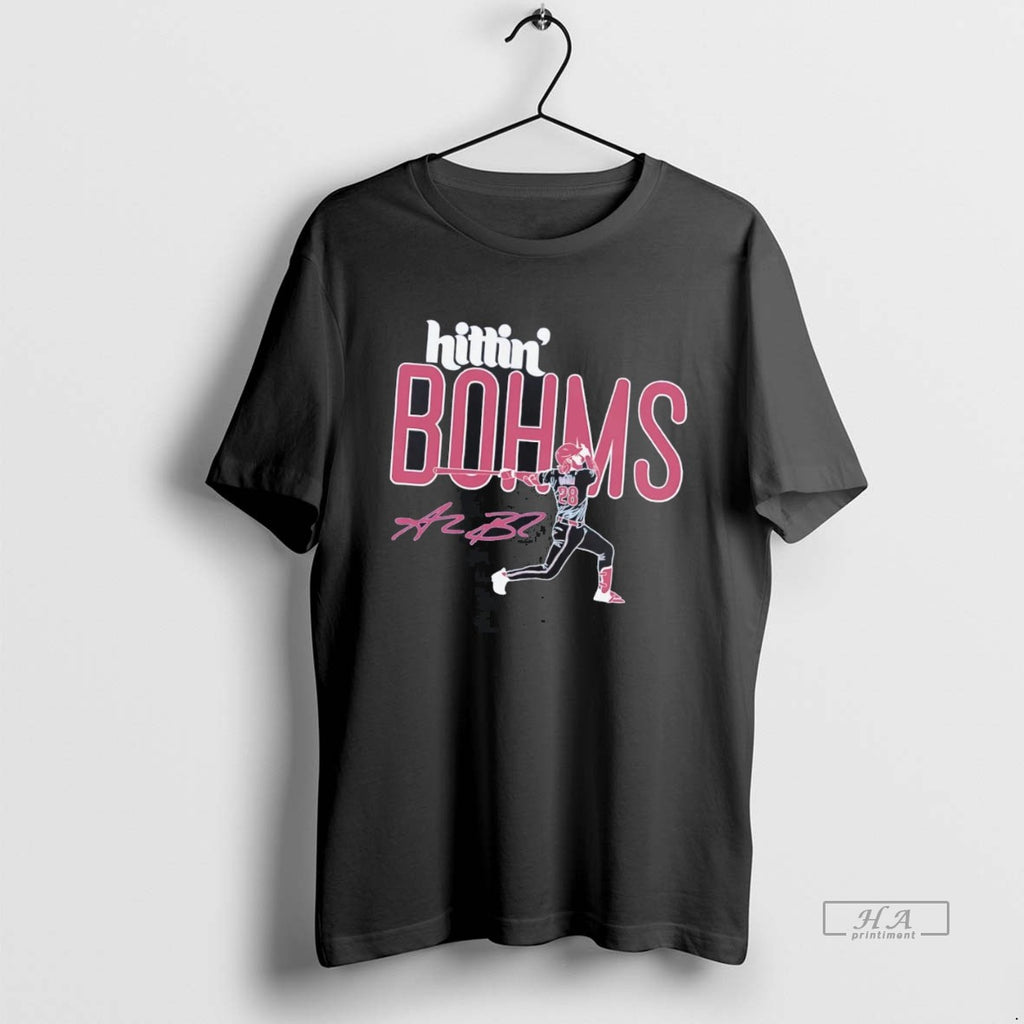Official Trendy Alec Bohm Hitting Bohms Signature