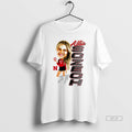 Official Trendy Allie Sczech Nebraska Volleyball Caricature