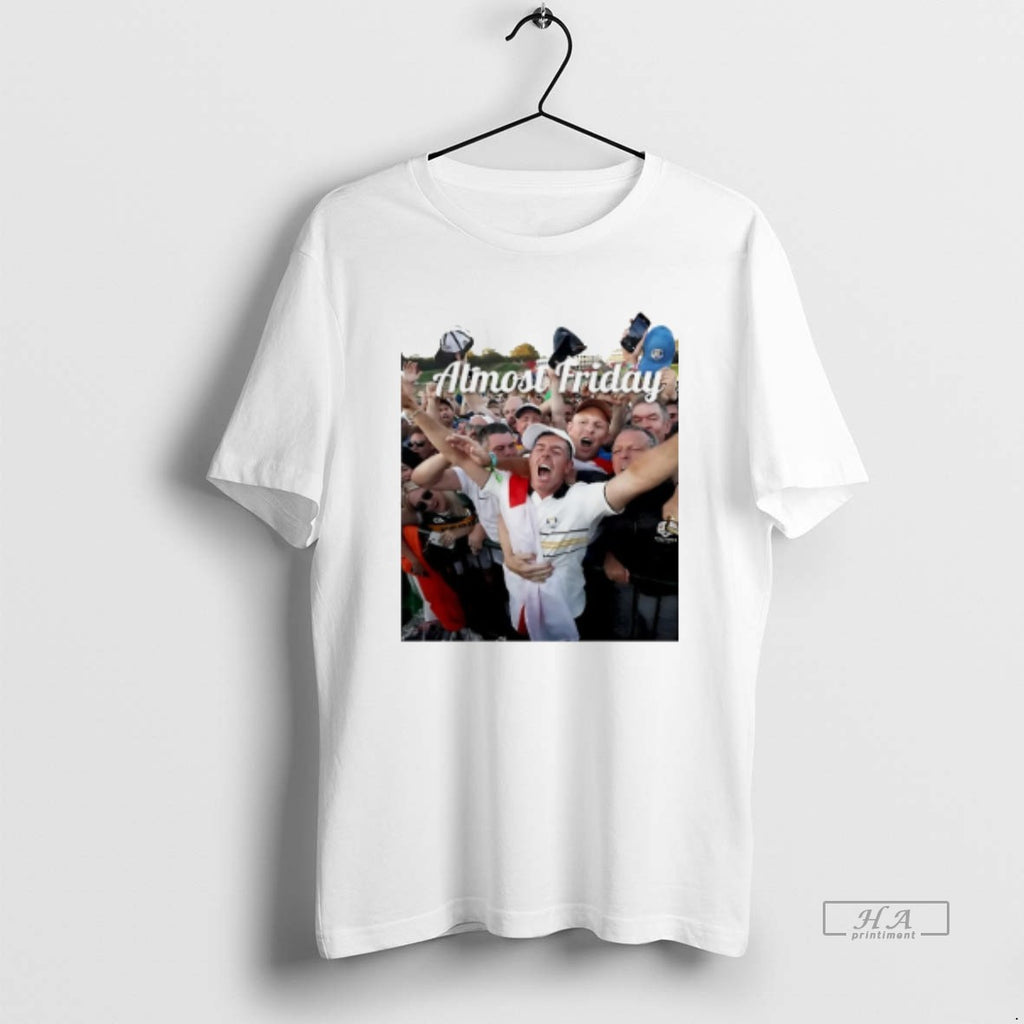 Official Trendy Almost Friday Rory Mcilroy Ryder Cup 2025