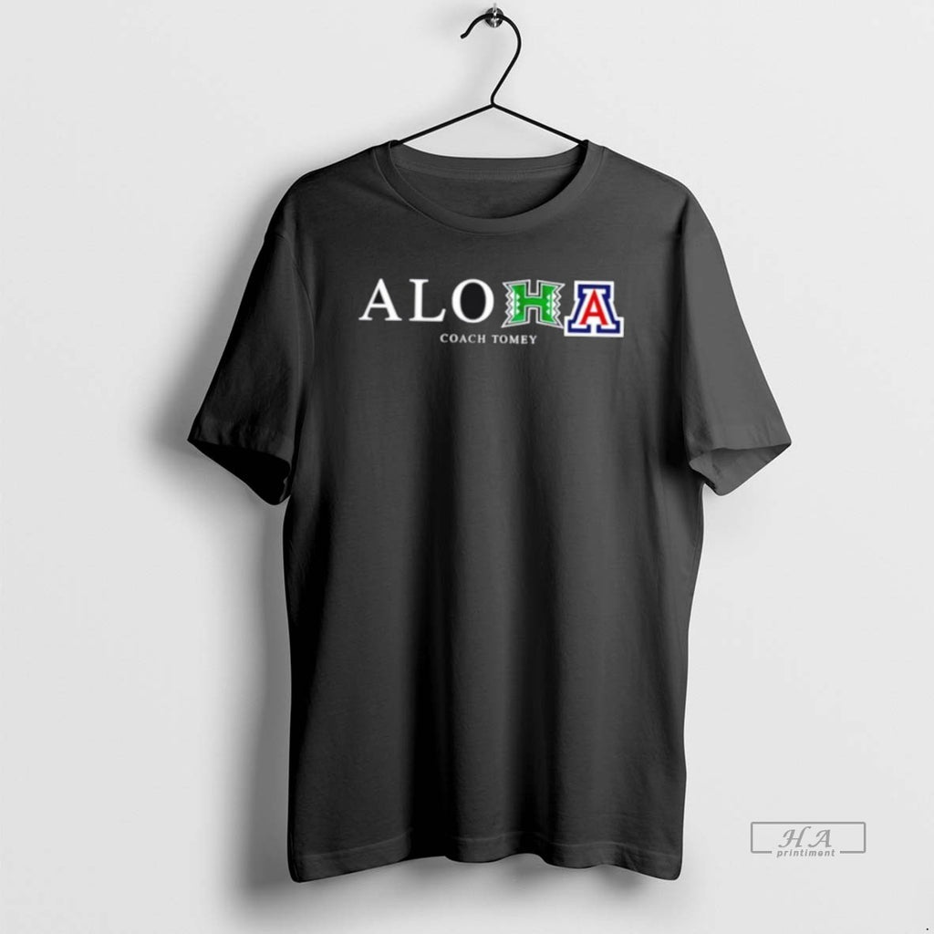 Official Trendy Aloha Coach Tomey Hawaii University X Arizona Wild