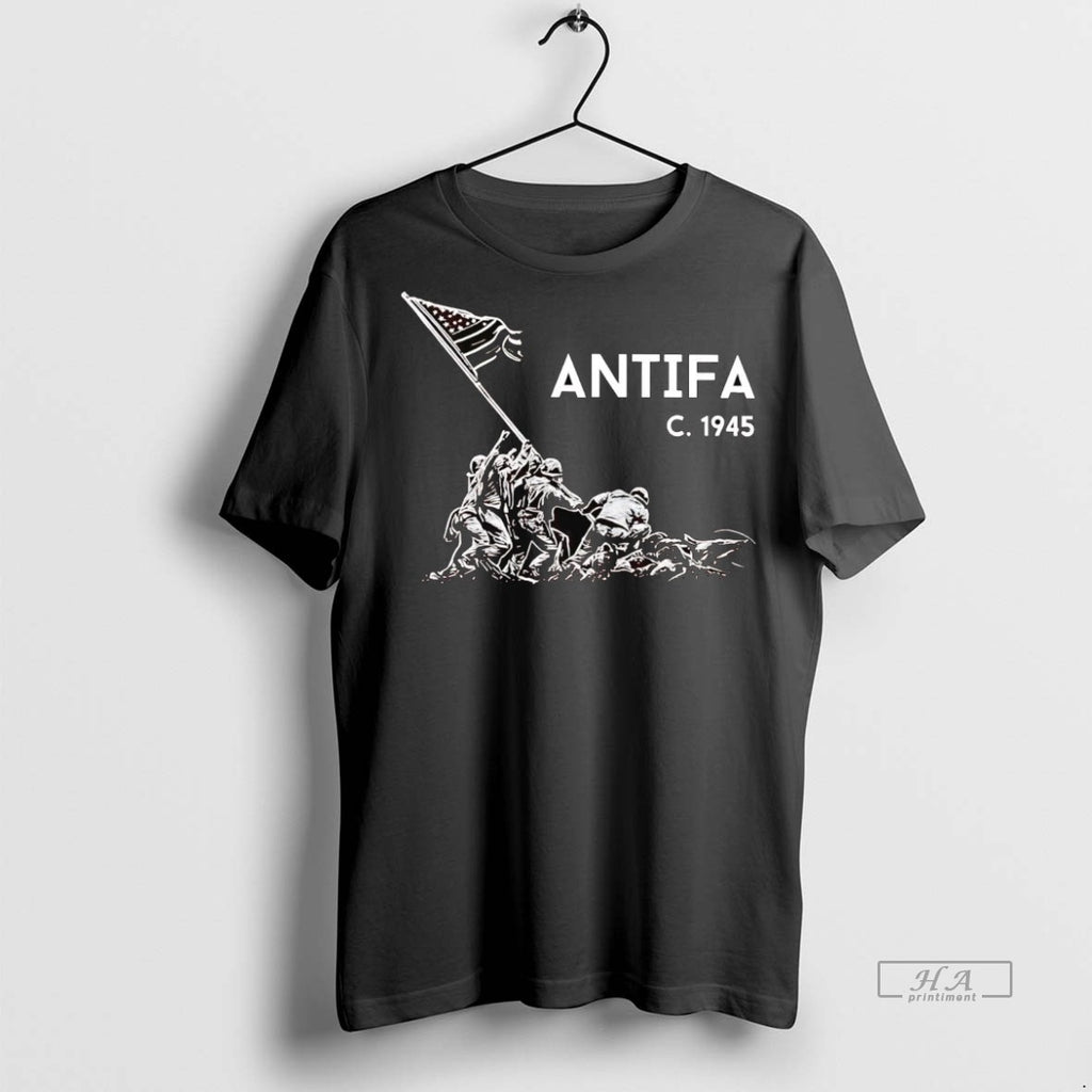Official Trendy America Veteran Antifa C 1945 Tee Sweater