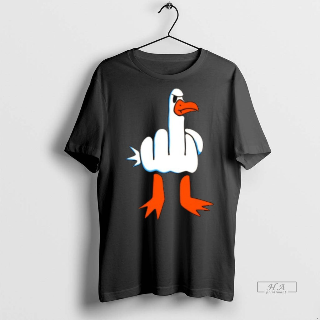 Official Trendy Angry Bird Hand Parody Tee Sweater