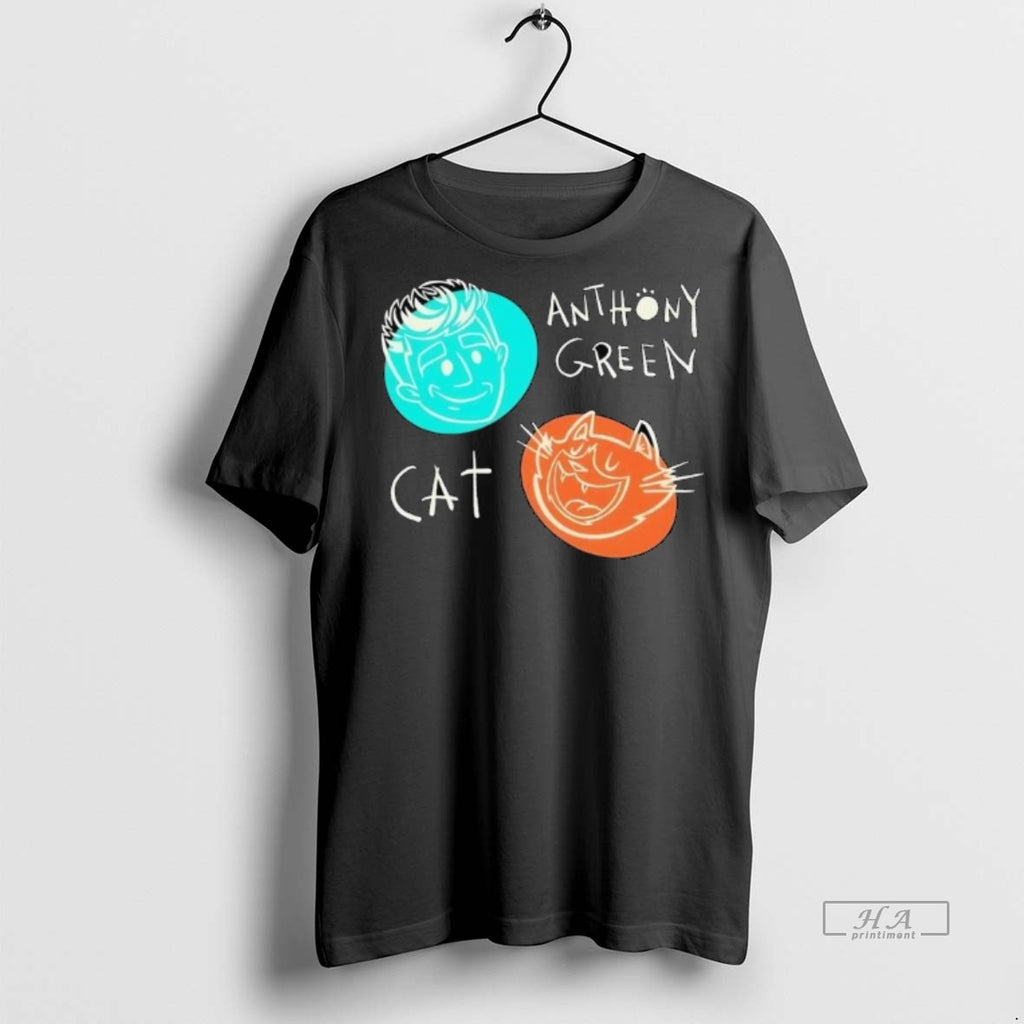 Official Trendy Anthony Green Cat Saosin Features Long Sleve Tee Sweater