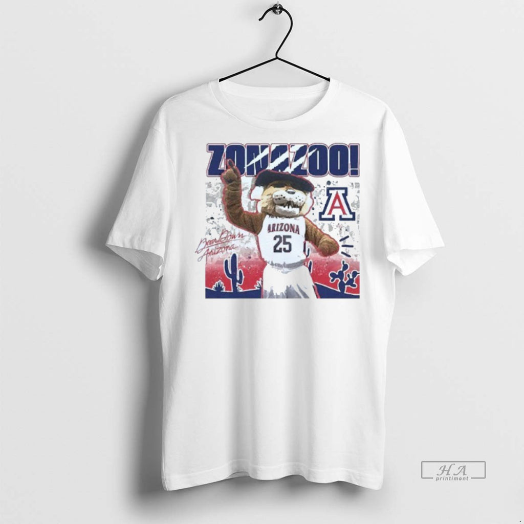 Official Trendy Arizona Zonazoo Wilbur Arizona Wildcats Mens White Tee Tee Sweater