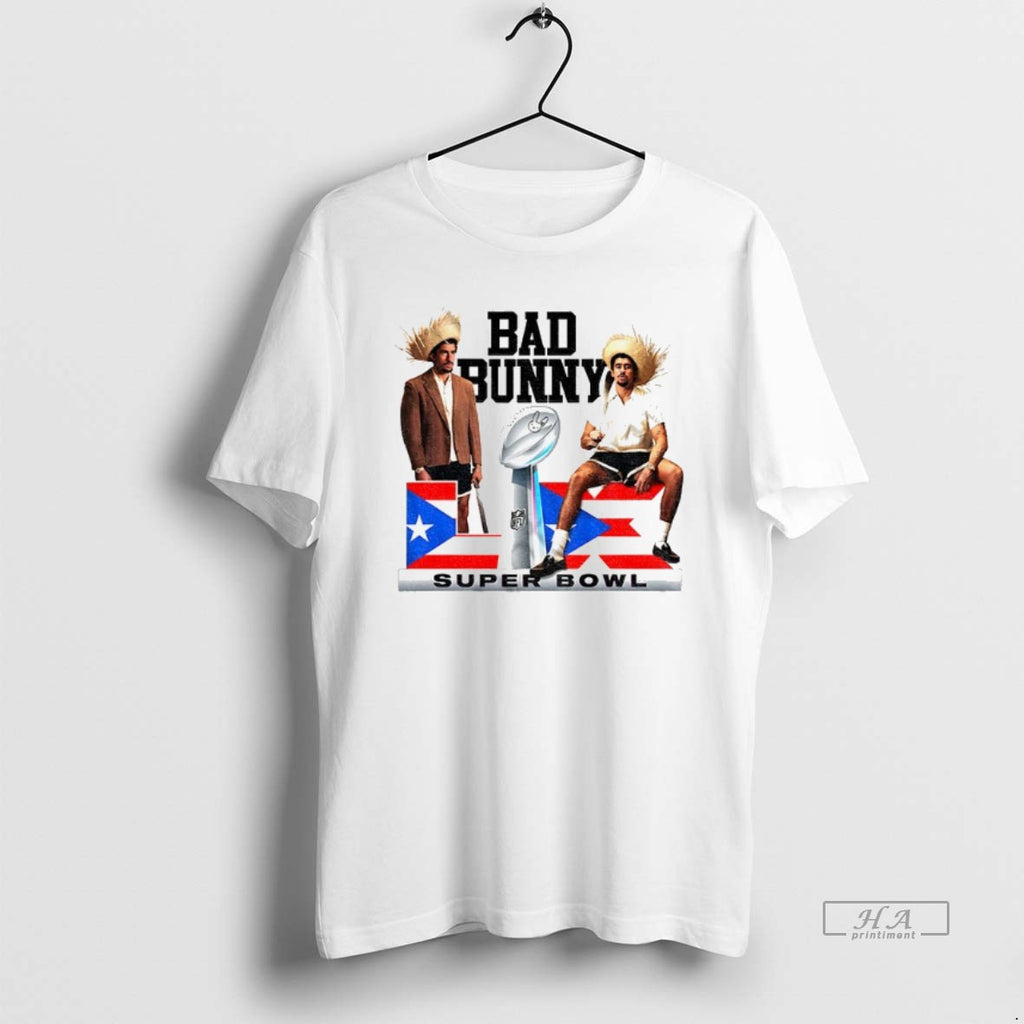 Official Trendy Bad Bunny Here For The Benito Bowl Superbowl Halftime 2026 Usa Graphic Tee