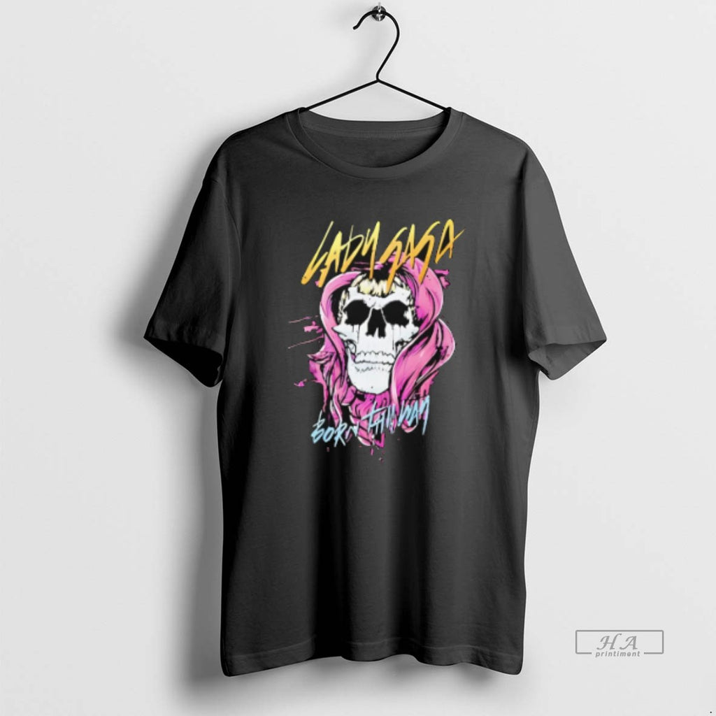 Official Trendy Born This Way Lady Gaga Skull Graphic