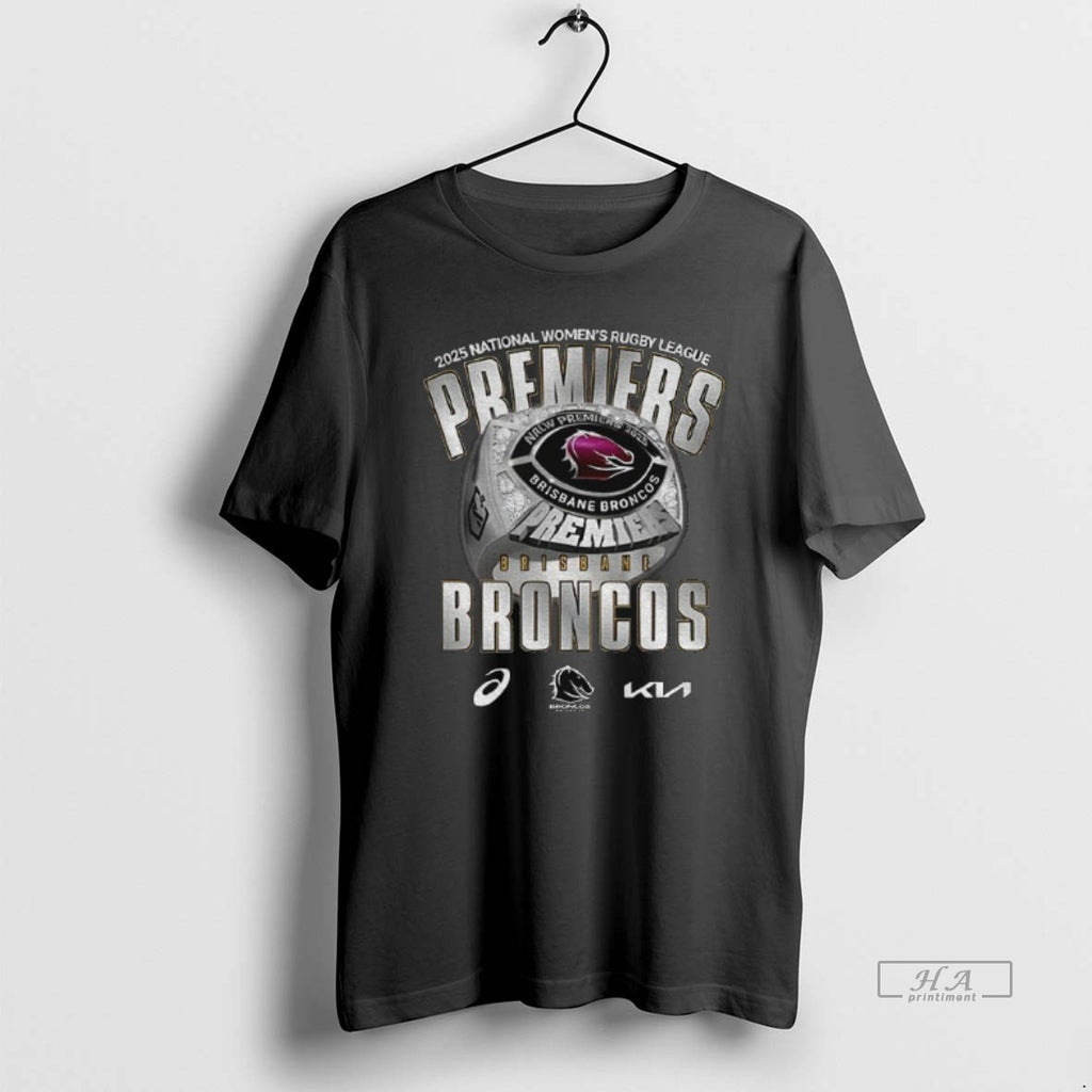 Official Trendy Brisbane Broncos Ring 2025 National Womens Rugby League Premiers Logo