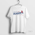 Official Trendy Bryce Harper Philadelphia Phillies Mlb Slash Line Signature Painting