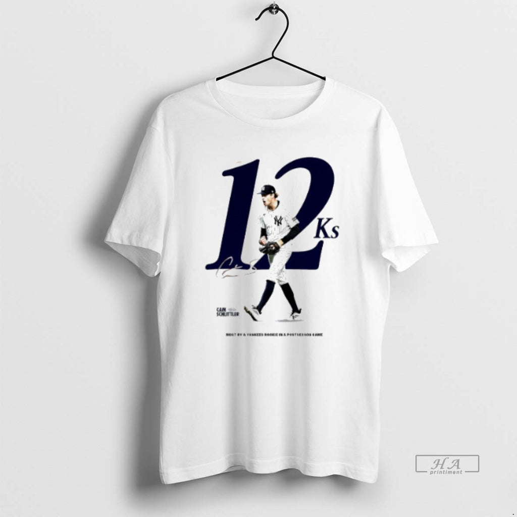 Official Trendy Cam Schlittler New York Yankees Most Strikeouts By A Yankees Rookie In
