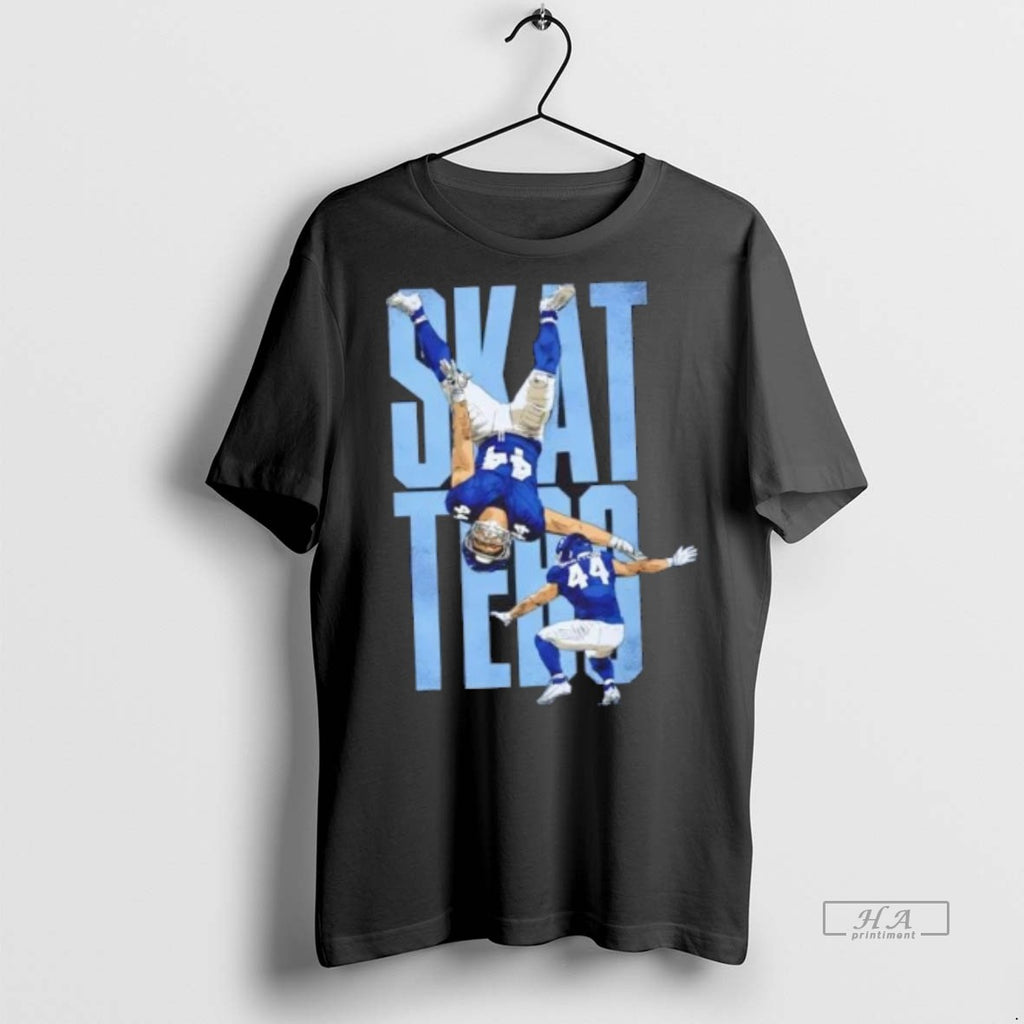 Official Trendy Cam Skattebo New York Giants Back Flip Tee Sweater