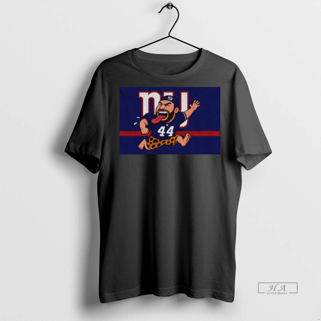 Official Trendy Cam Skattebo New York Giants Leopard Pants Cartoon Funny Tee Sweater