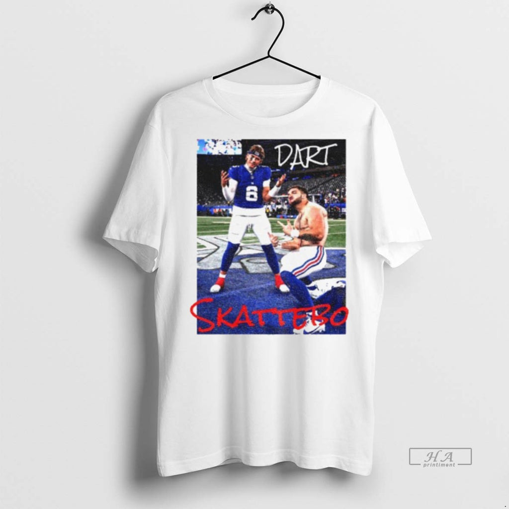 Official Trendy Cameron Skattebo X Jaxson Dart Graphic Tee Sweater