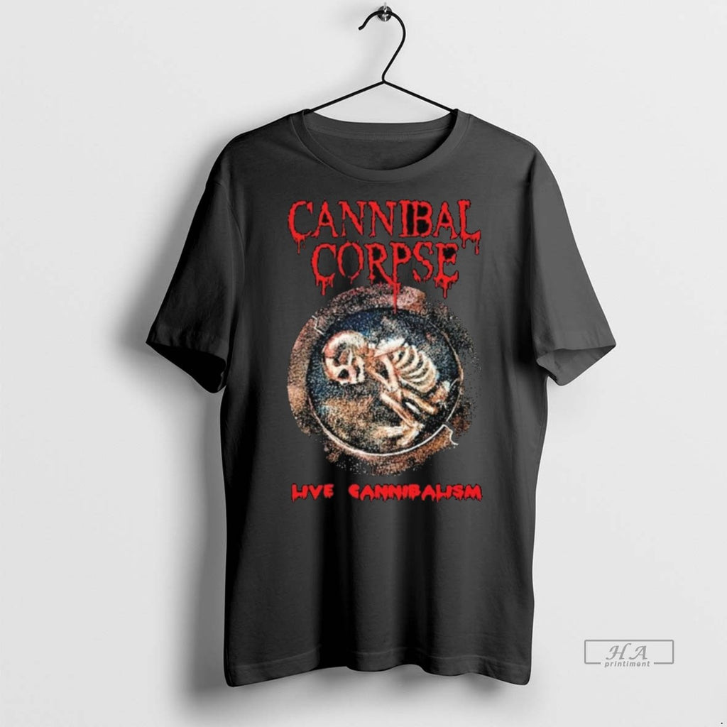 Official Trendy Cannibal Corpse Live Cannibalism 2025 Long Sleve Tee Sweater
