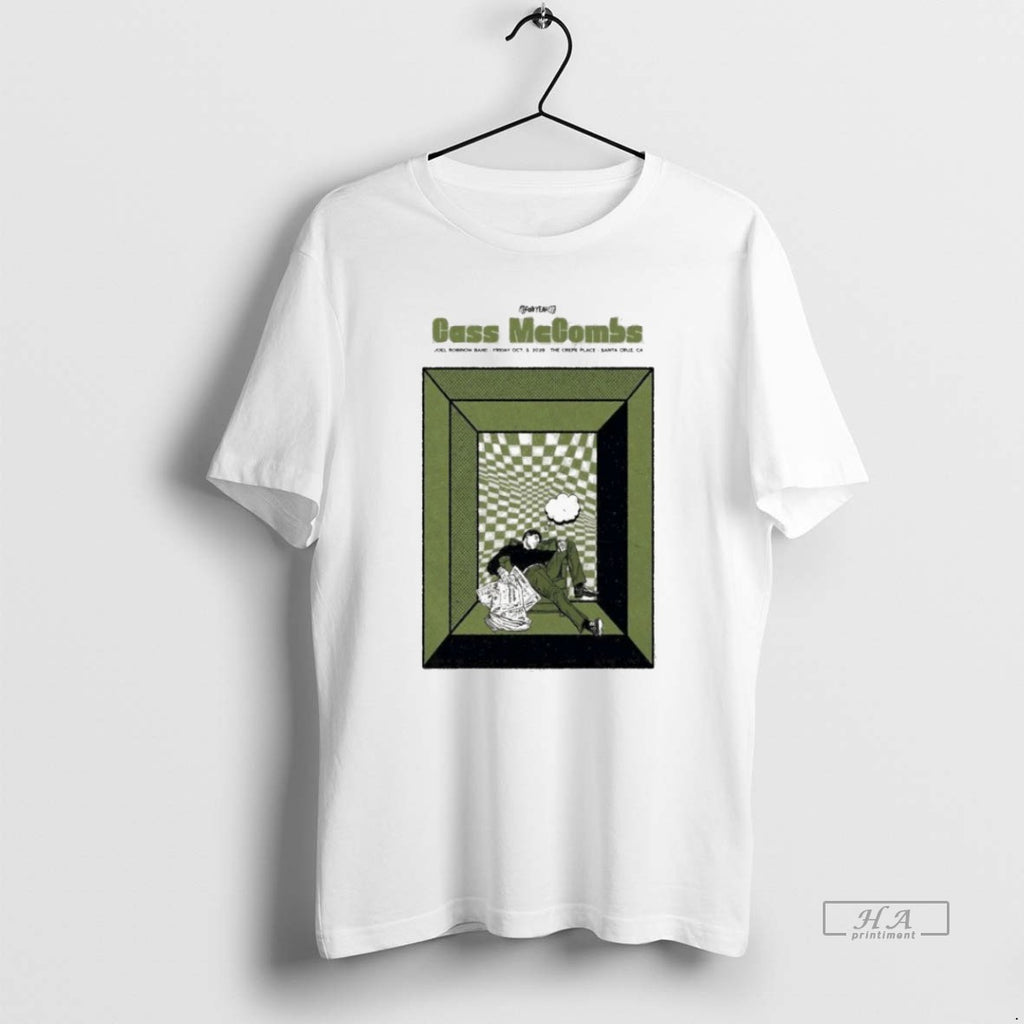 Official Trendy Cass Mccombs The Crepe Place Santa Cruz Ca Oct 3 2025 Tour Tee