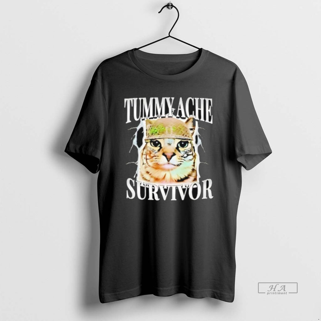 Official Trendy Cat Tummy Ache Survivor