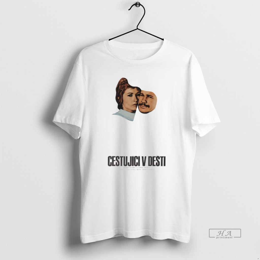 Official Trendy Cestujici V Desti Rider On The Rain
