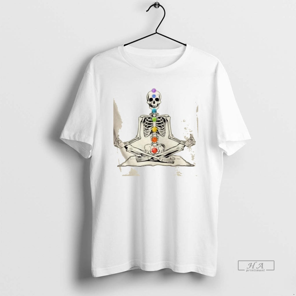 Official Trendy Chakra Skeleton Halloween