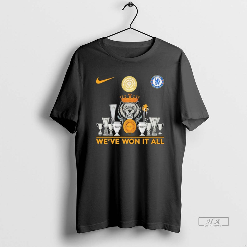 Official Trendy Chelsea Weve Won It All Fifa Club World Cup 2025 Trophy With Lions