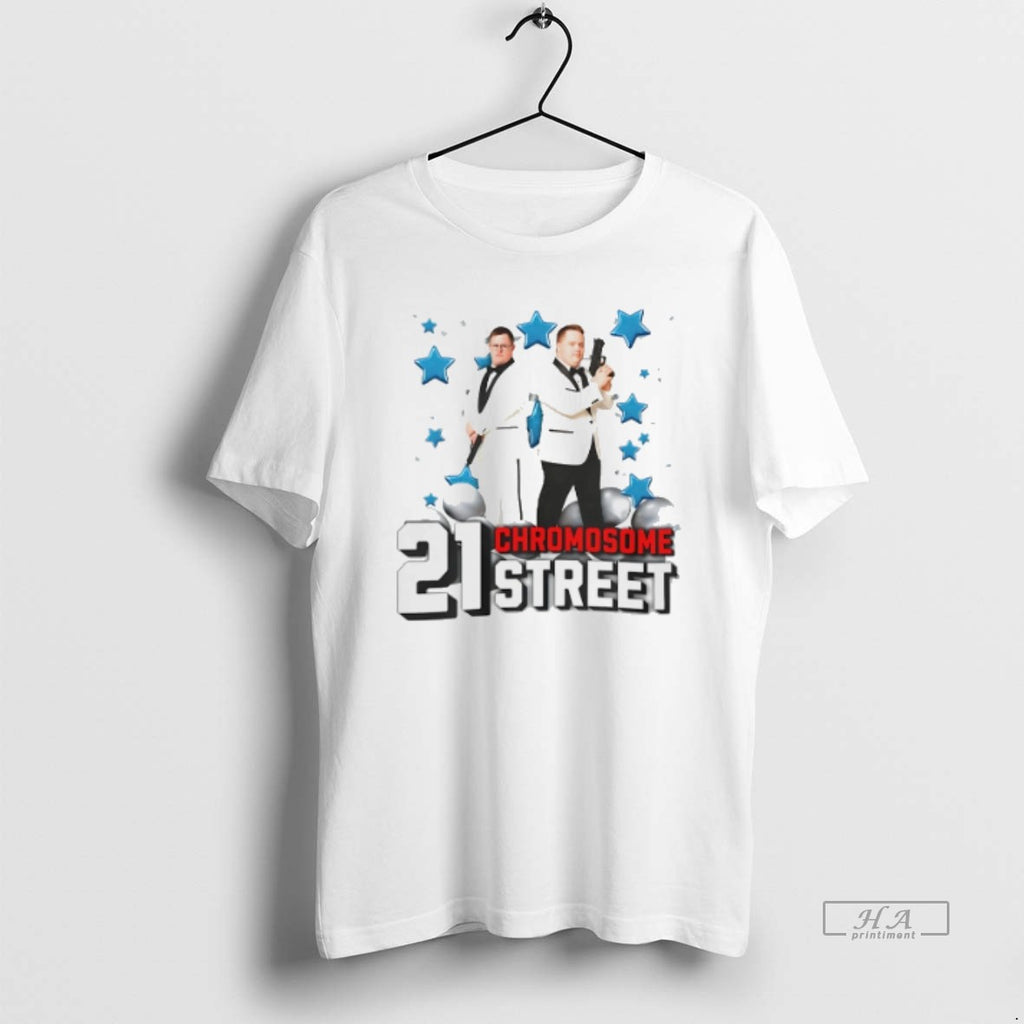 Official Trendy Chromosome 21 Street Down Syndrome Graphic
