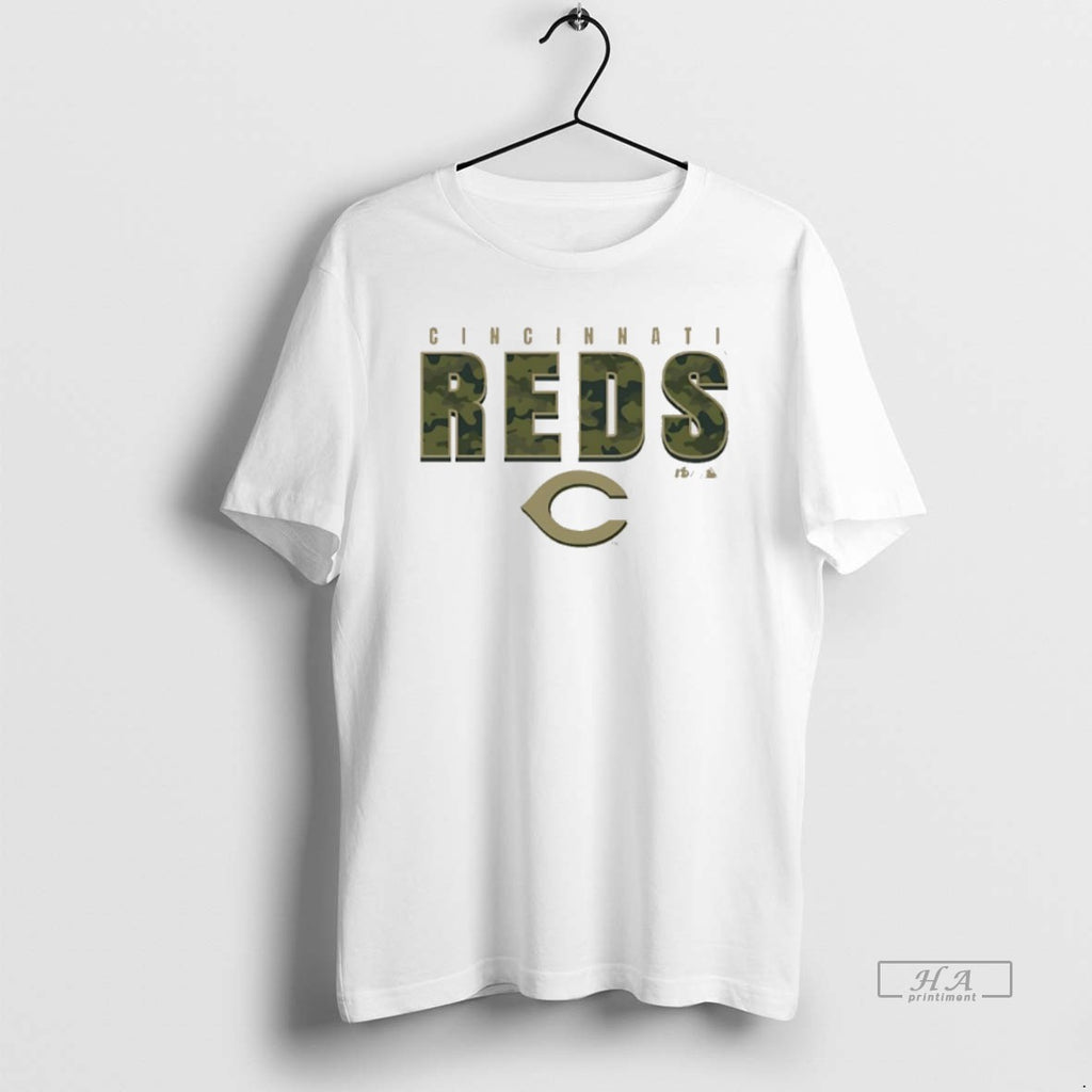 Official Trendy Cincinnati Reds Camo Mlb Postseason 2025