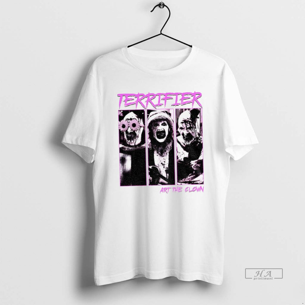 Official Trendy Clown Terrifier Art The Clown Scary Horror Clown Spooky Halloween
