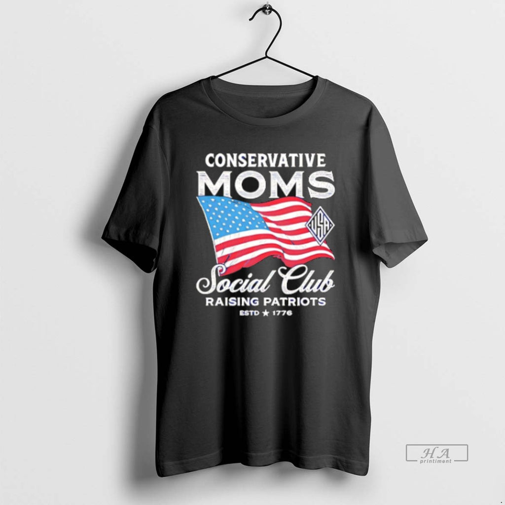 Official Trendy Conservative Moms Social Club Raising Patriots