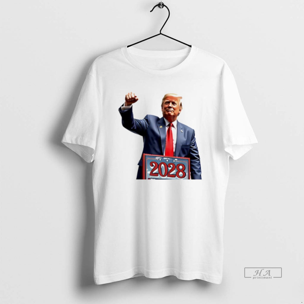 Official Trendy Cool Trump 2028 Caricature