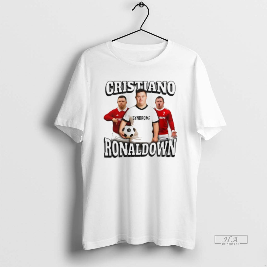 Official Trendy Cristiano Ronaldo X Down Syndrome Graphic