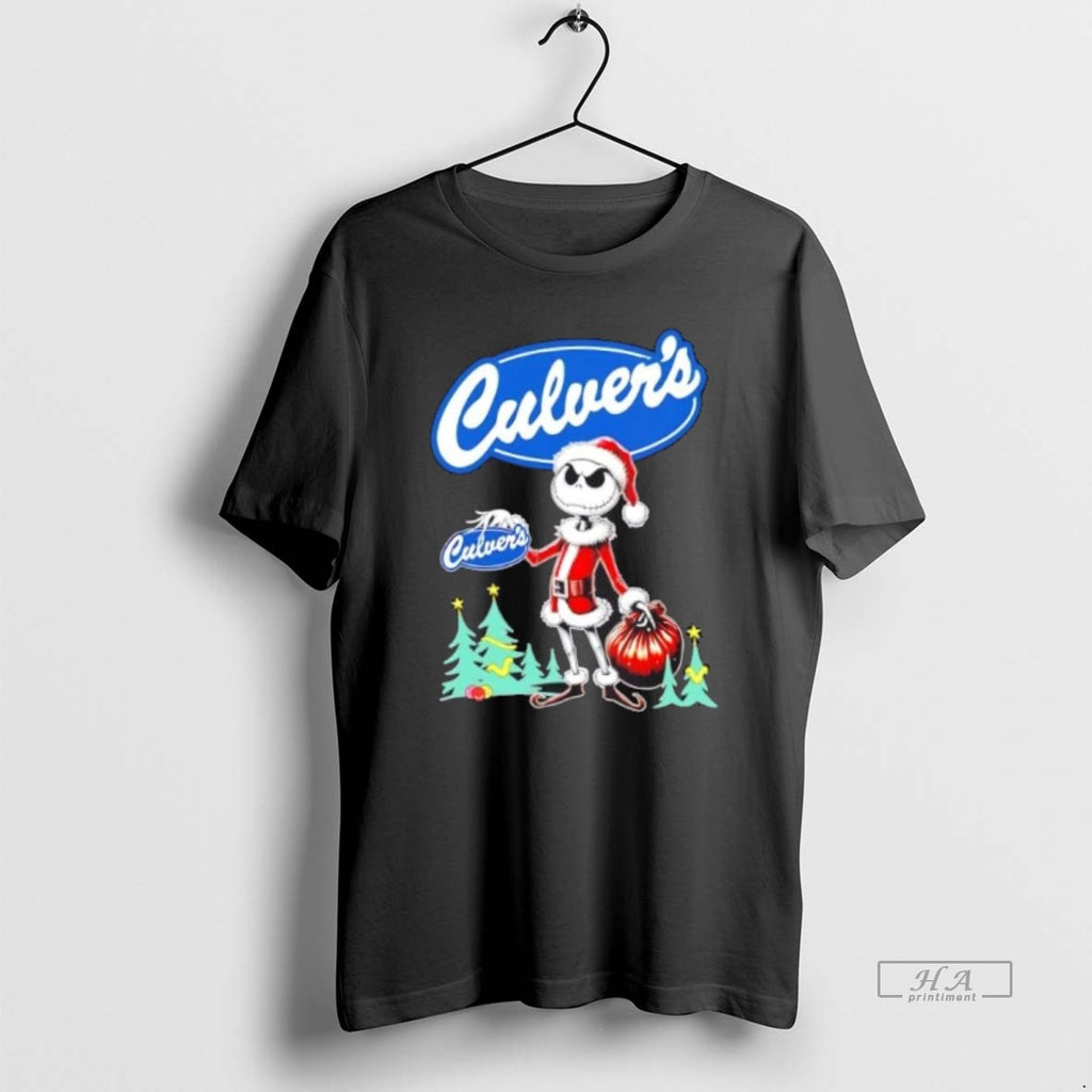 Official Trendy Culvers X Jack Skellington Santa Isnt Real Christmas