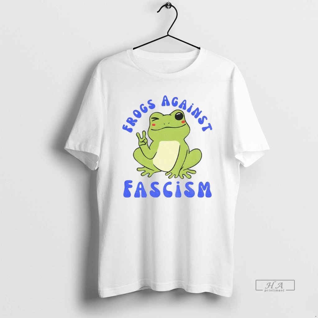 Official Trendy Cute Frog Against Fascism Meme