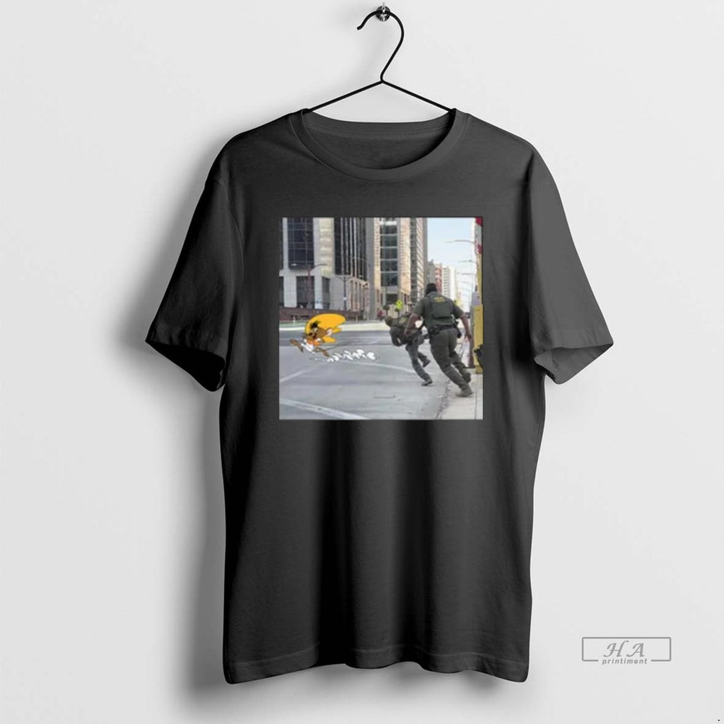 Official Trendy Cyclist Taunting Ice Agents Long Sleve