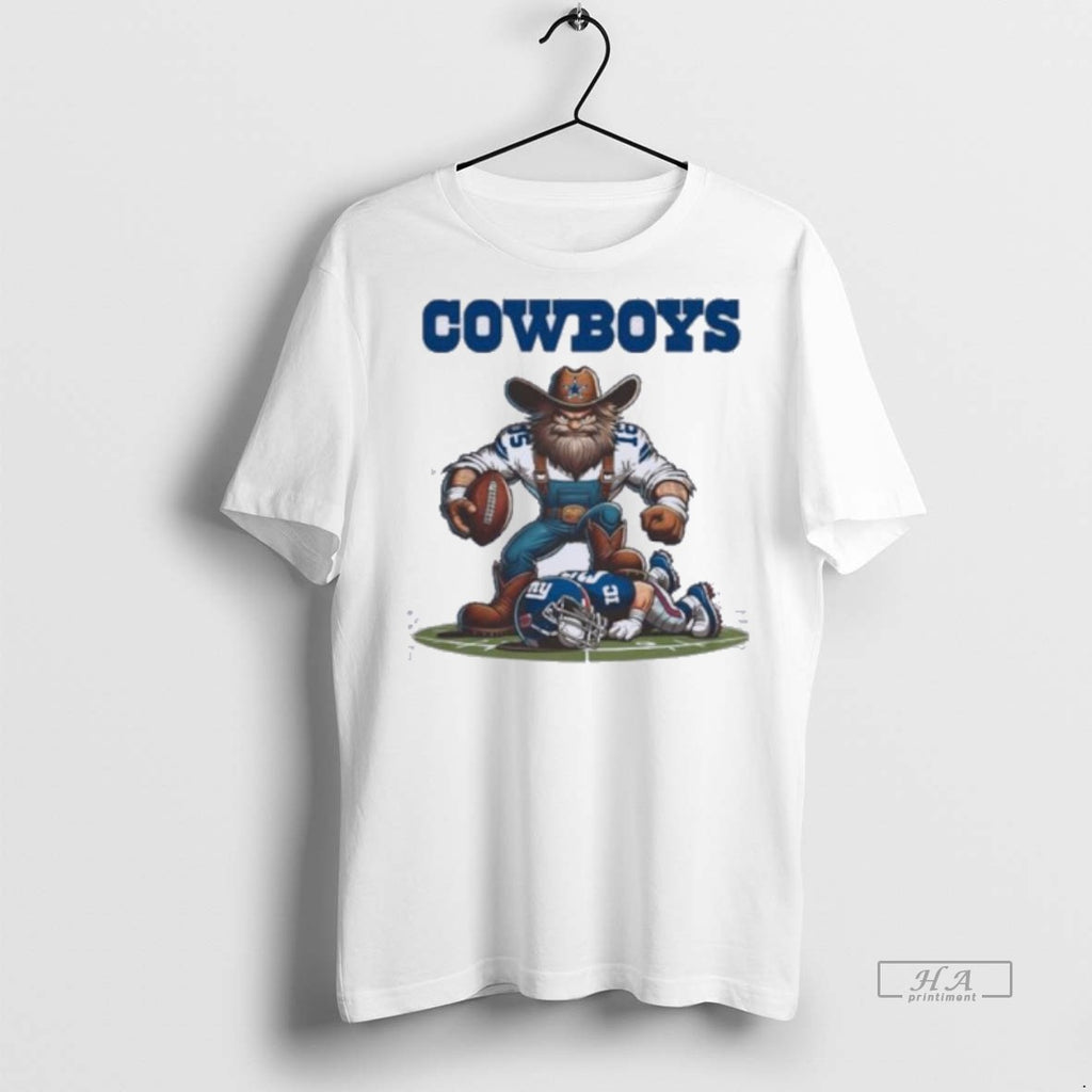 Official Trendy Dallas Cowboys Vs New York Giants Mascot Rivalries 2025 Tee Sweater