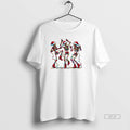 Official Trendy Dancing Skeleton Santa Hat Merry Christmas 2025
