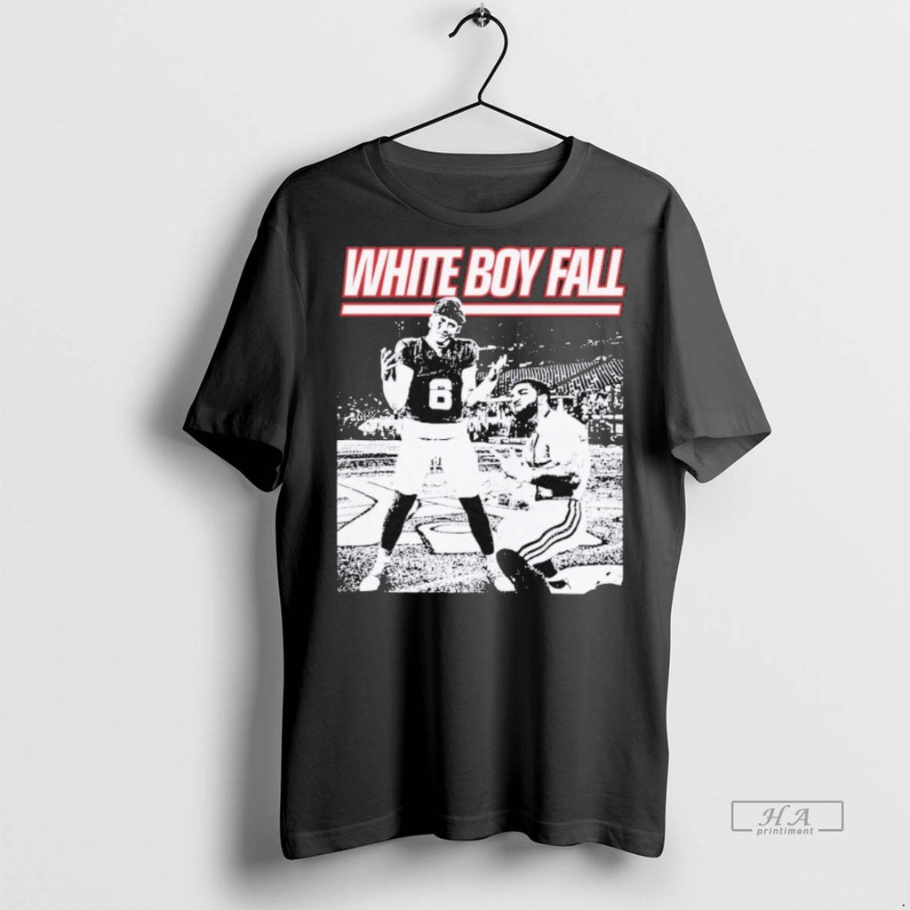 Official Trendy Dart And Skattebo White Boy Fall Tee Sweater
