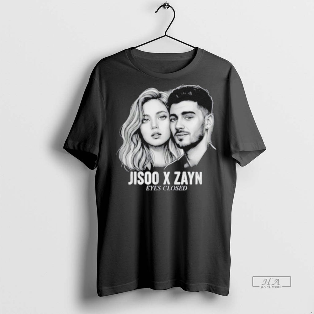Official Trendy Design Jisoo Zayn Eyes Closed 2025 Tee Sweater
