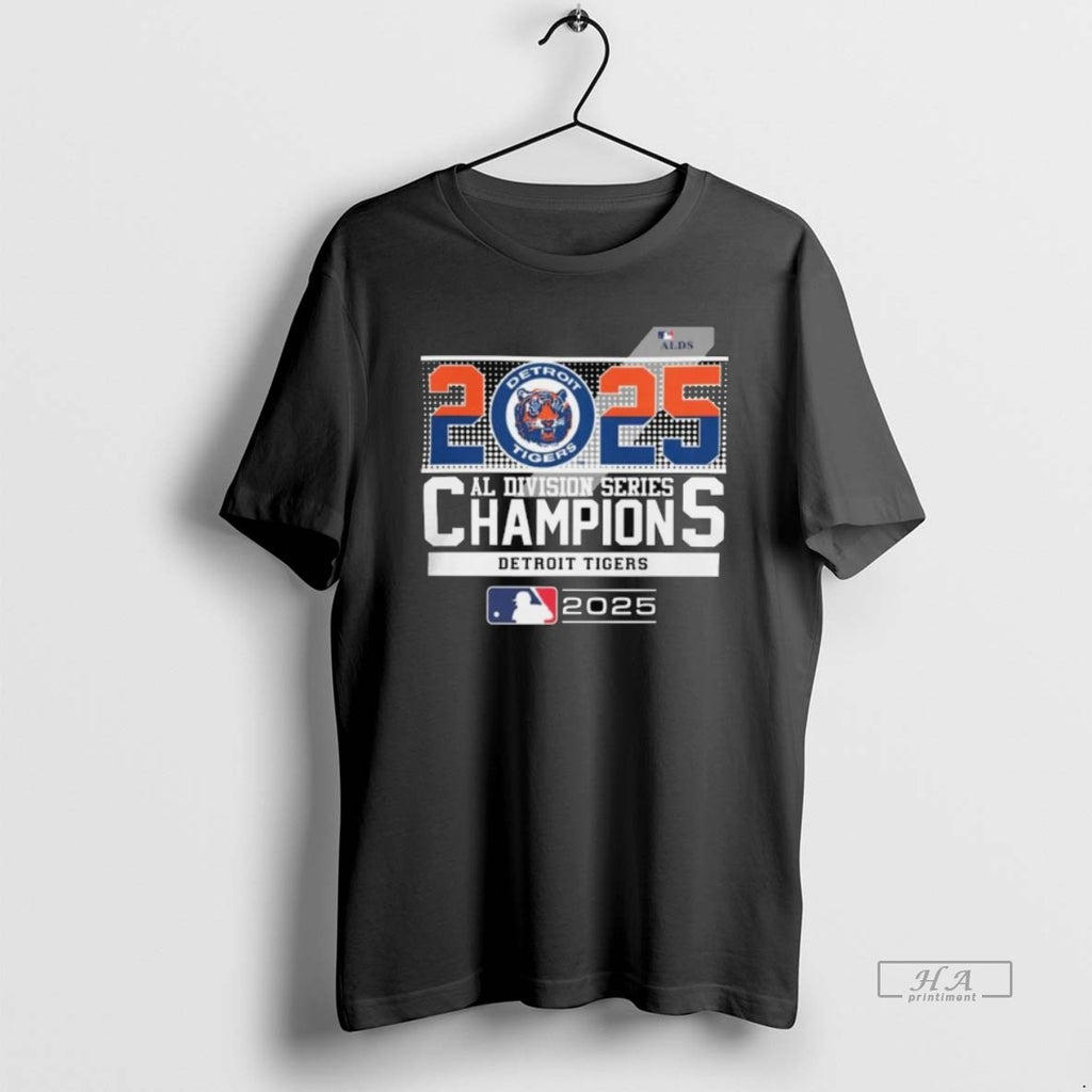 Official Trendy Detroit Tigers 2025 Mlb Playoffs Alds Champions Celebration Long Sleve