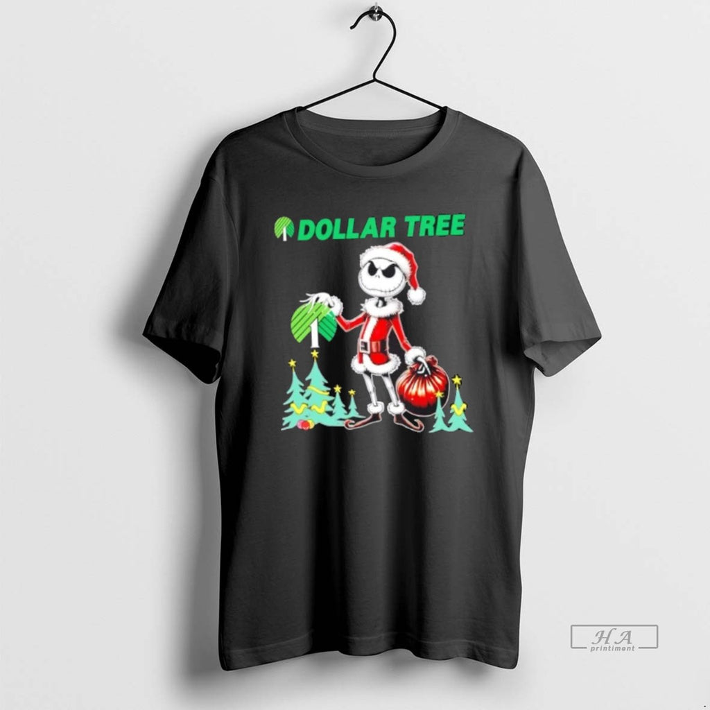 Official Trendy Dollar Tree X Jack Skellington Santa Isnt Real Christmas