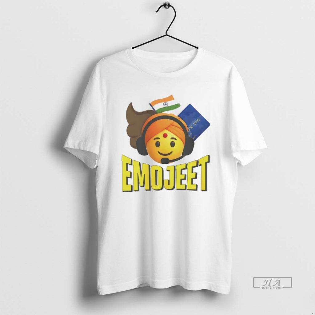 Official Trendy Emojeet Emoji Jeet India Flag