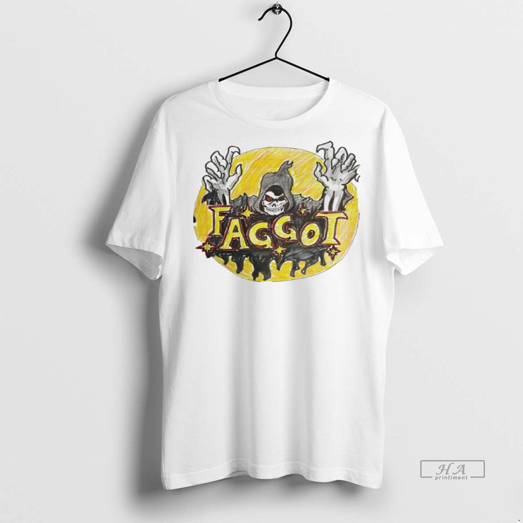 Official Trendy Faggot Grim Reaper Halloween Art Tee Sweater