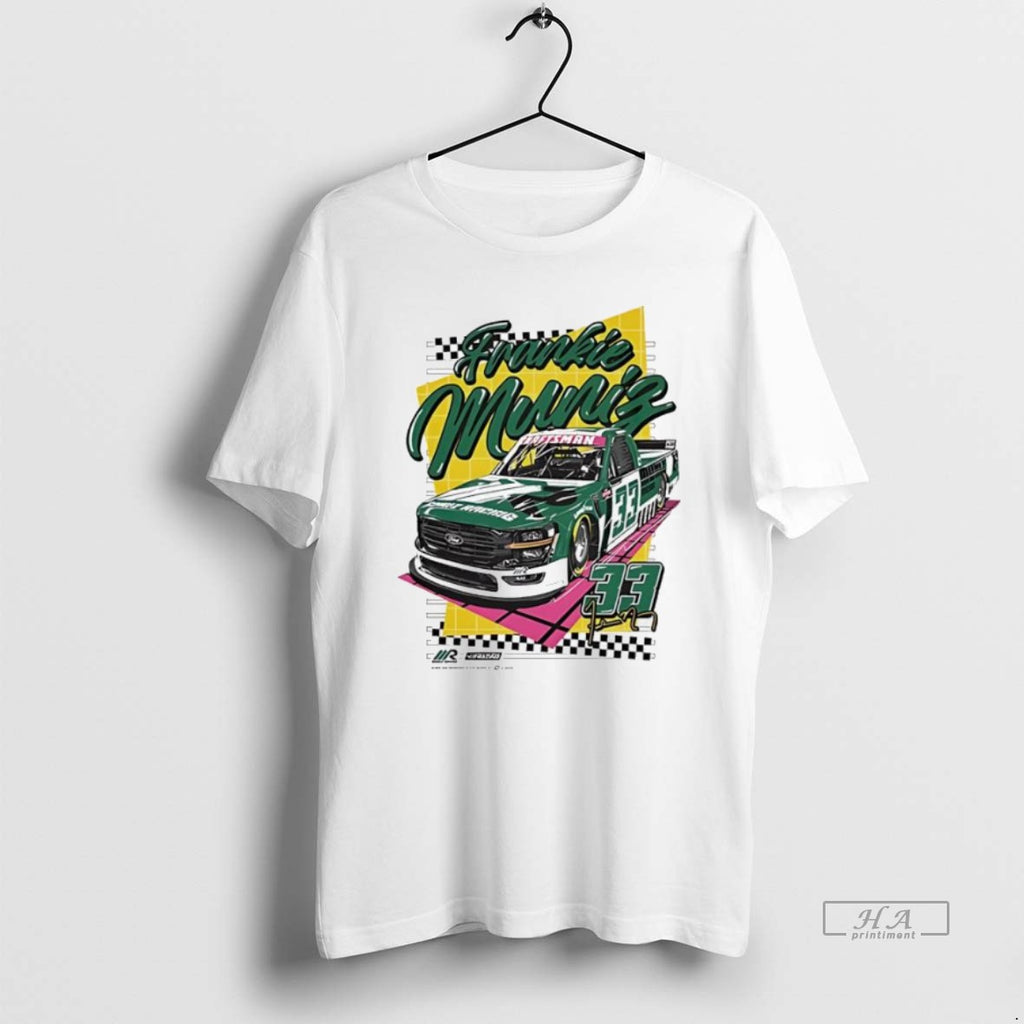 Official Trendy Frankie Muniz Nascar Truck Retro Number 33 Signature