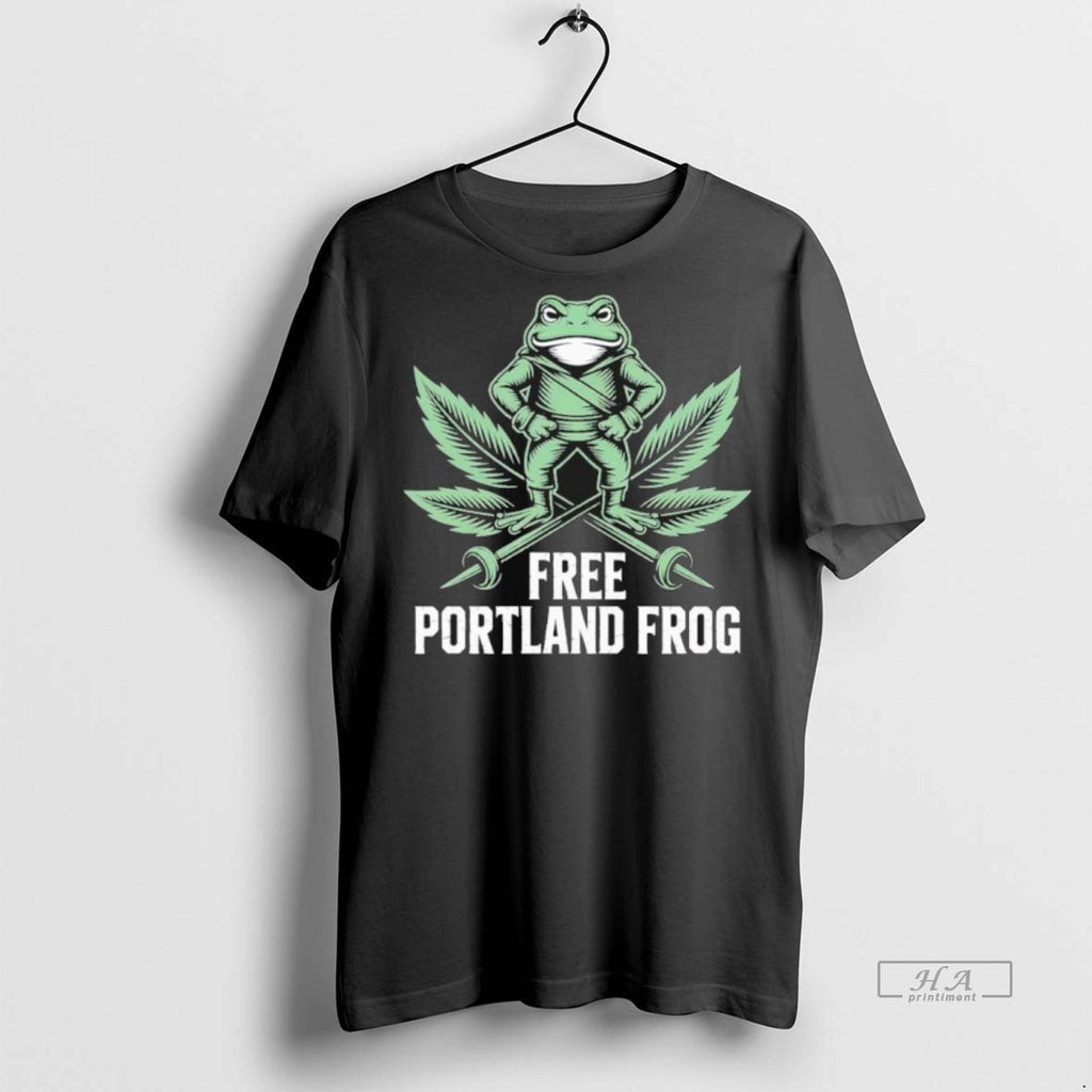 Official Trendy Free Portland Frog Tee Sweater