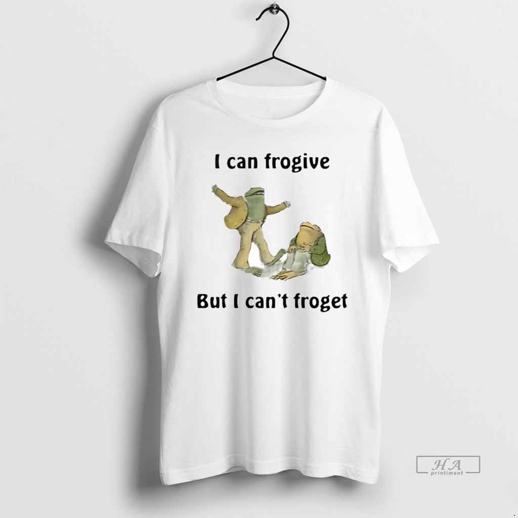 Official Trendy Frog And Toast I Can Frogive But I Cant Froget
